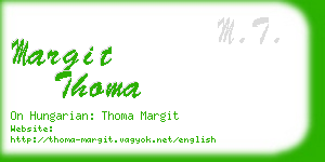 margit thoma business card